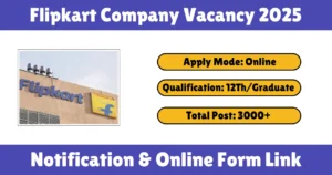 Flipkart Company Vacancy 2025