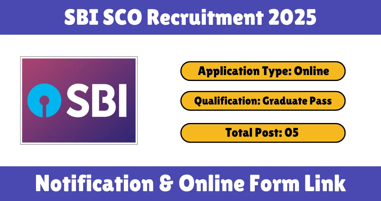 SBI SCO Recruitment 2025