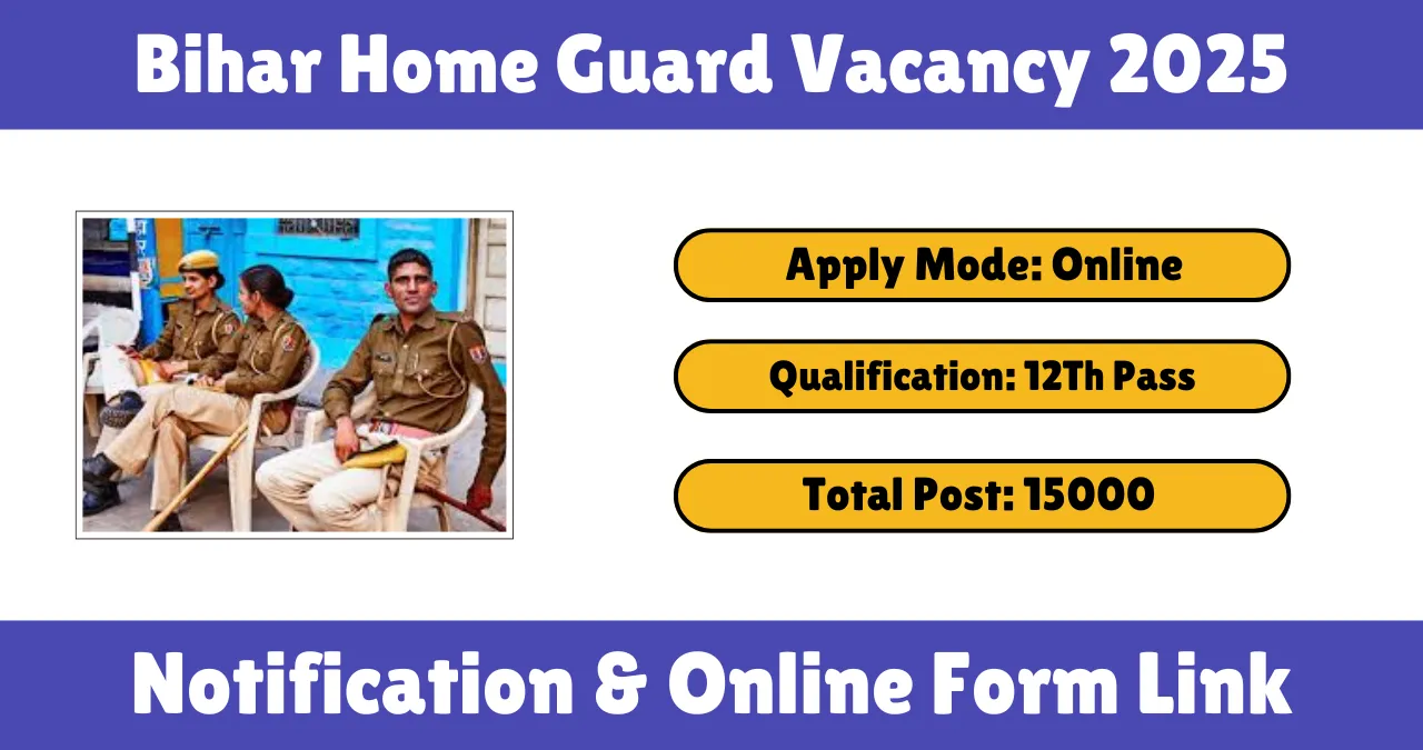 Bihar Home Guard Vacancy 2025