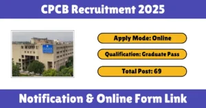 CPCB Recruitment 2025