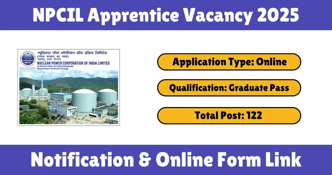 NPCIL Apprentice Vacancy 2025