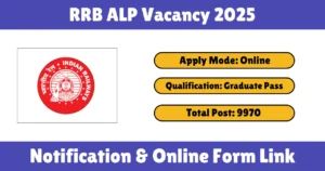RRB ALP Vacancy 2025