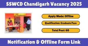 SSWCD Chandigarh Vacancy 2025