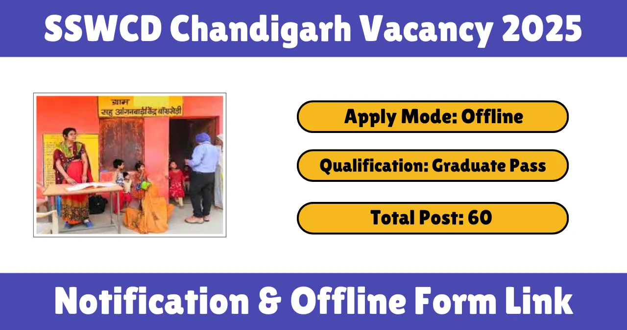 SSWCD Chandigarh Vacancy 2025
