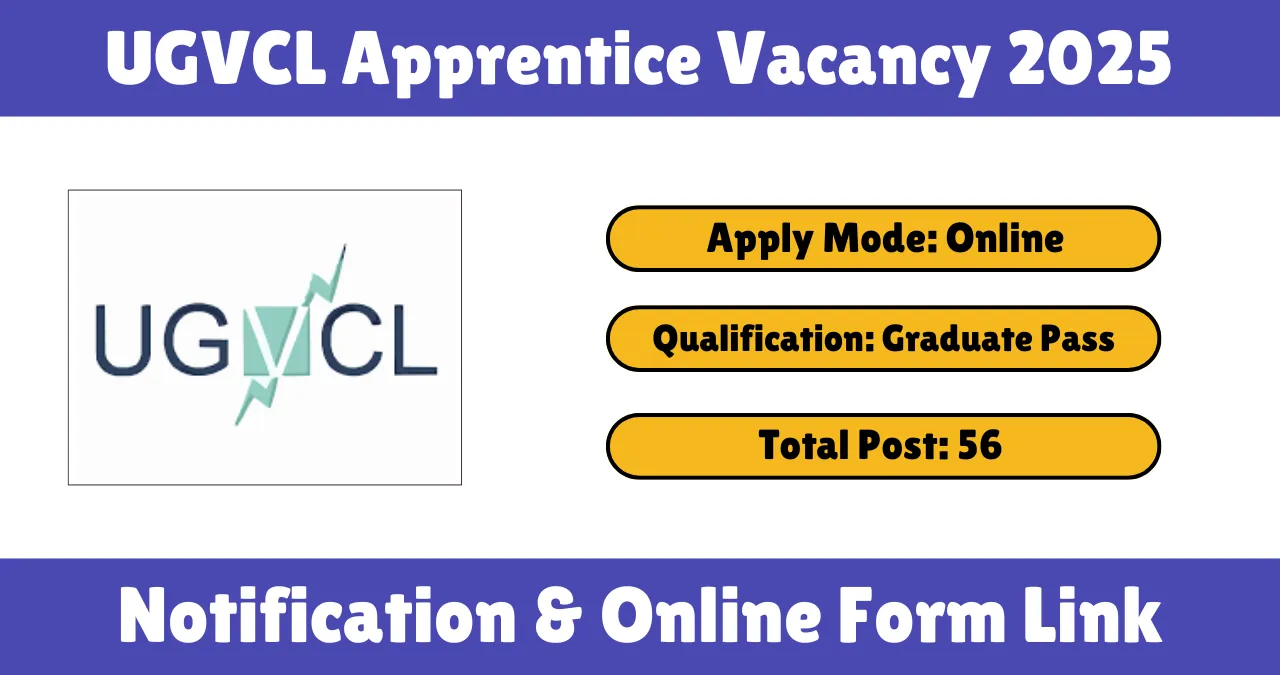 UGVCL Apprentice Vacancy 2025