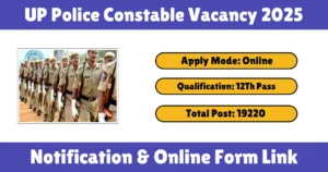 UP Police Constable Vacancy 2025