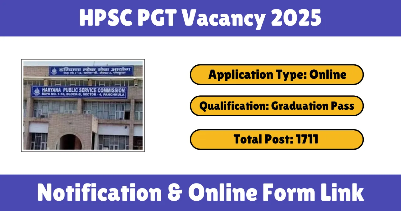 HPSC PGT Vacancy 2025