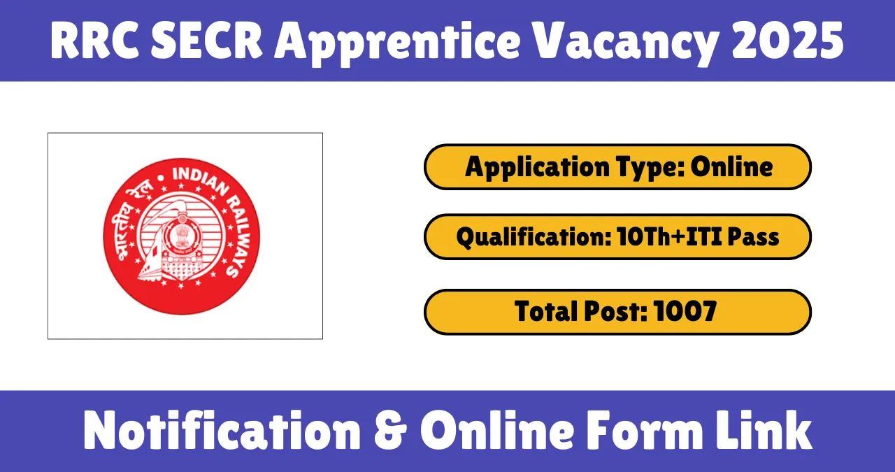 RRC SECR Apprentice Vacancy 2025