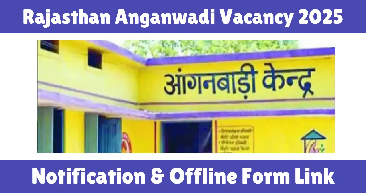 Rajasthan Anganwadi Vacancy 2025