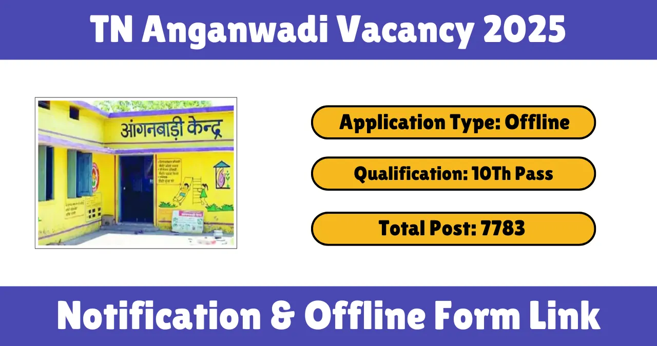 TN Anganwadi Vacancy 2025
