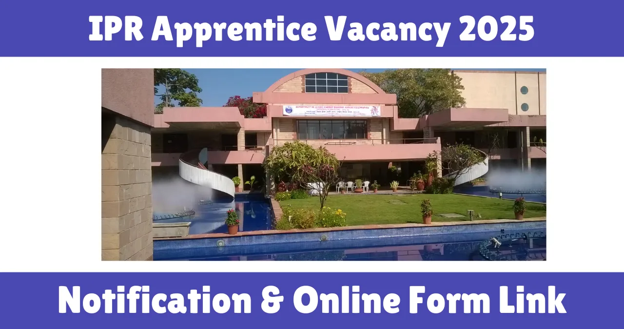 IPR Apprentice Vacancy 2025