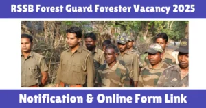 RSSB Forest Guard Forester Vacancy 2025