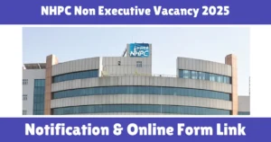 NHPC Non Executive Vacancy 2025
