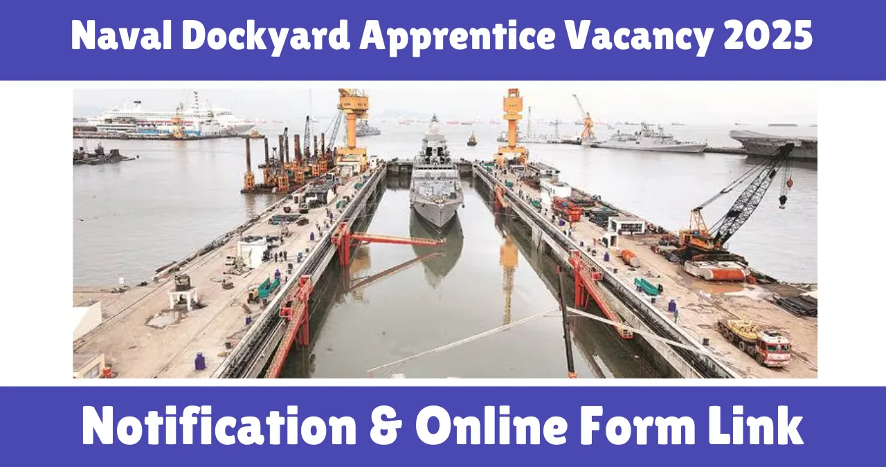 Naval Dockyard Apprentice Vacancy 2025