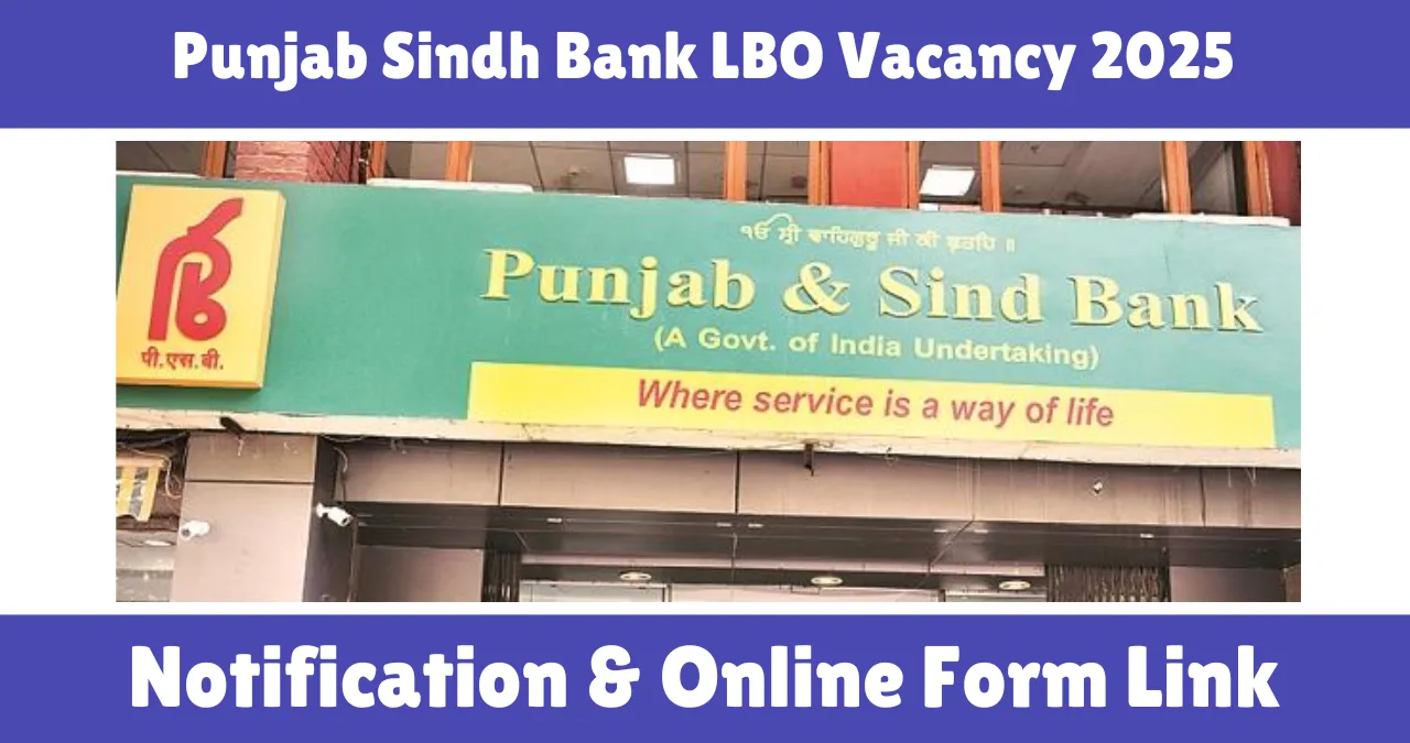 Punjab Sindh Bank LBO Vacancy 2025