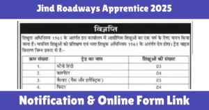 Jind Roadways Apprentice 2025