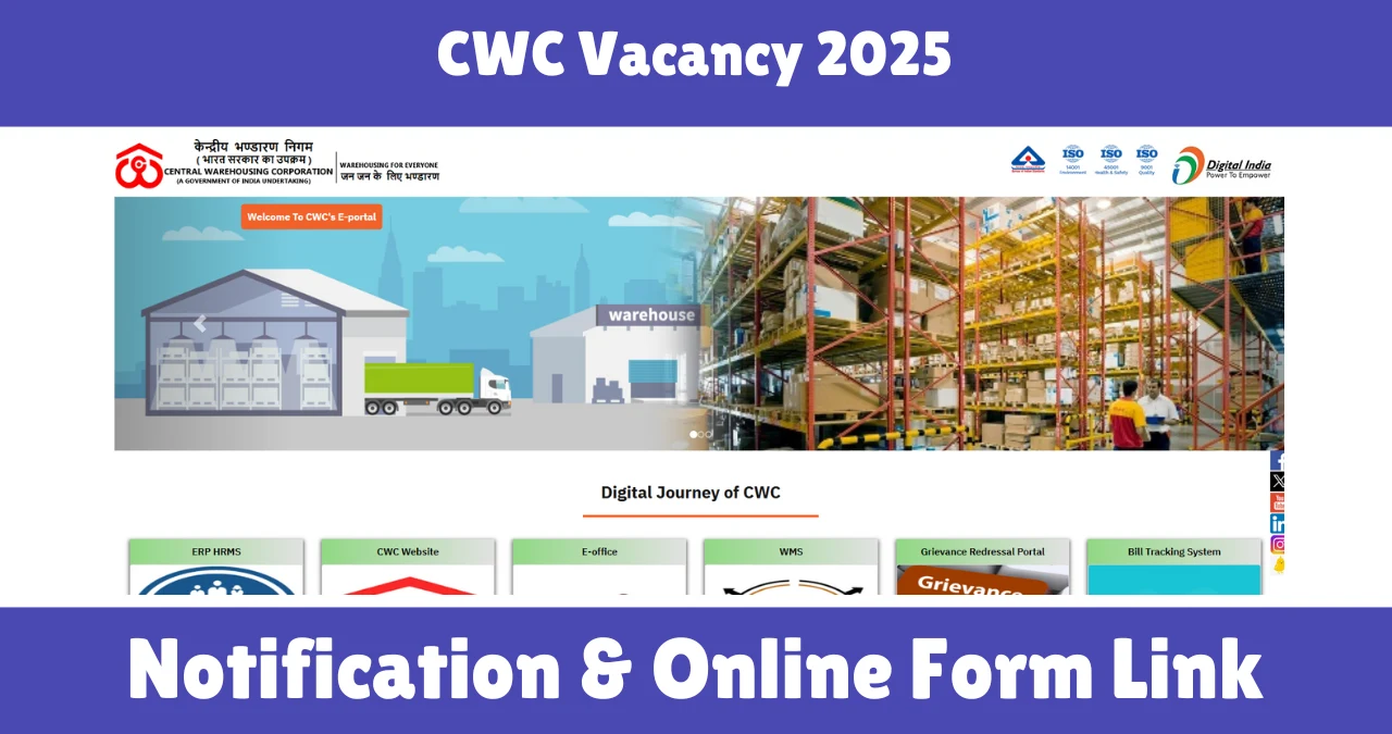 CWC Vacancy 2025