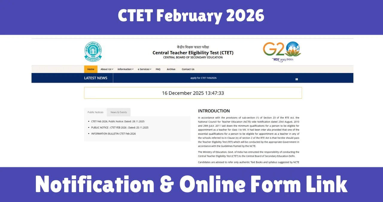 CTET February 2026